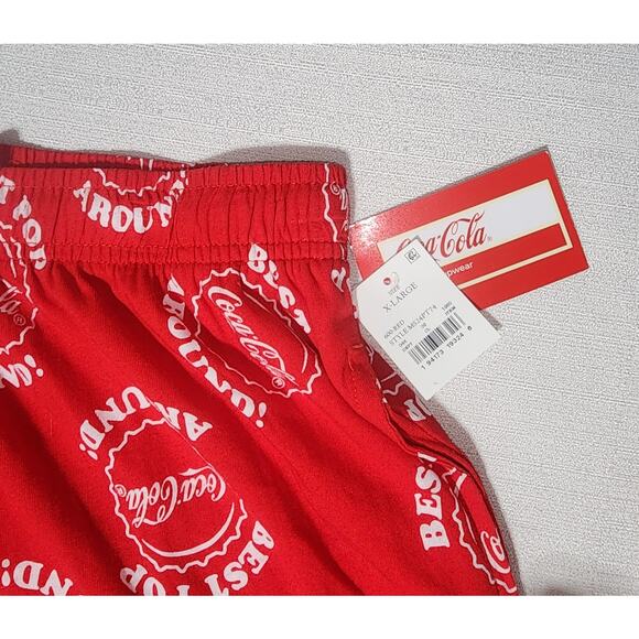 Coca cola pajama pants men's XL 100% cotton - Picture 4 of 7